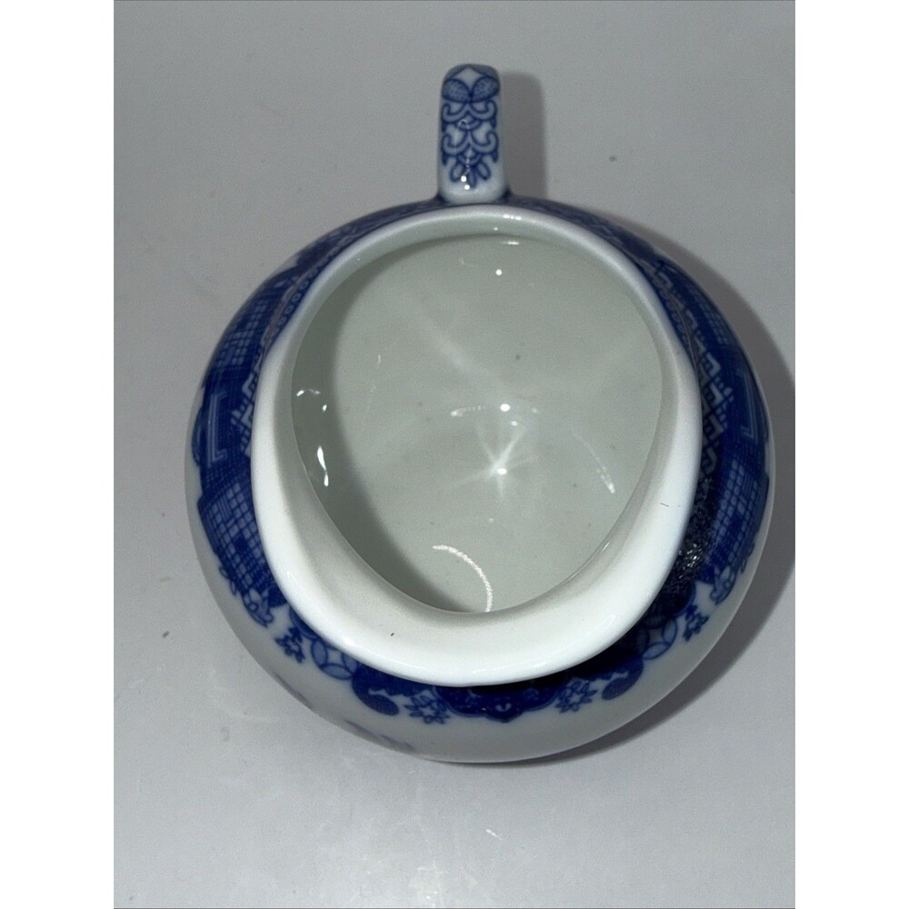 Blue Willow Sugar And Creamer Set - Picture 7 of 12